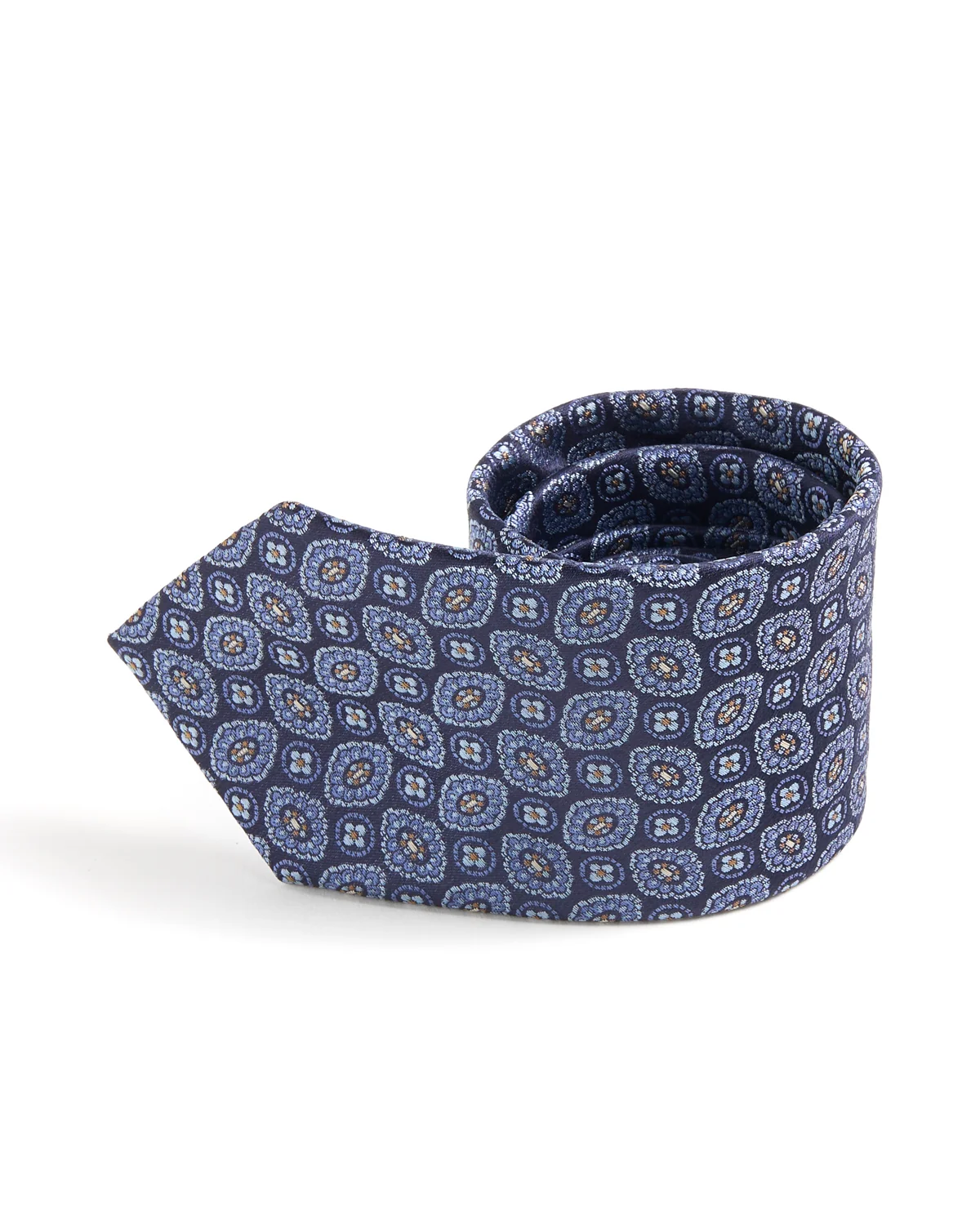 Medallion Woven Silk Tie