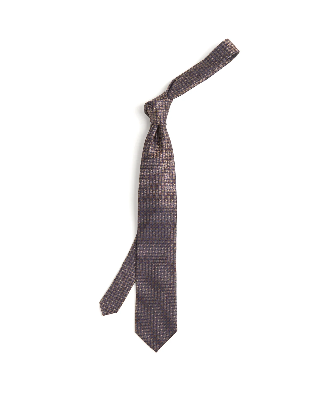 Medallion Woven Silk Tie - Image 2