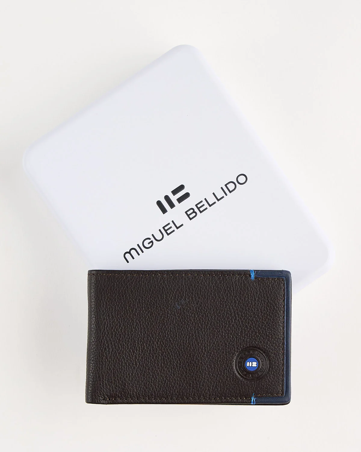 Brown Leather Card Holder Wallet