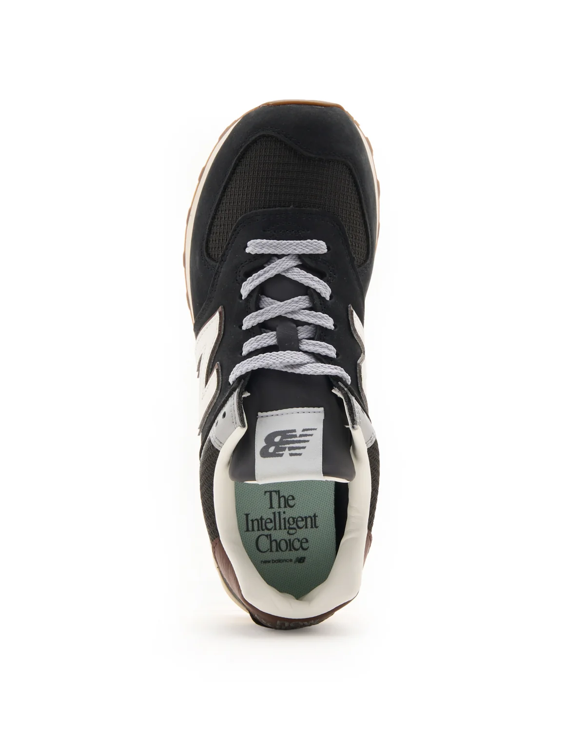 Brown Grey Suede 574 Sneakers - Image 3