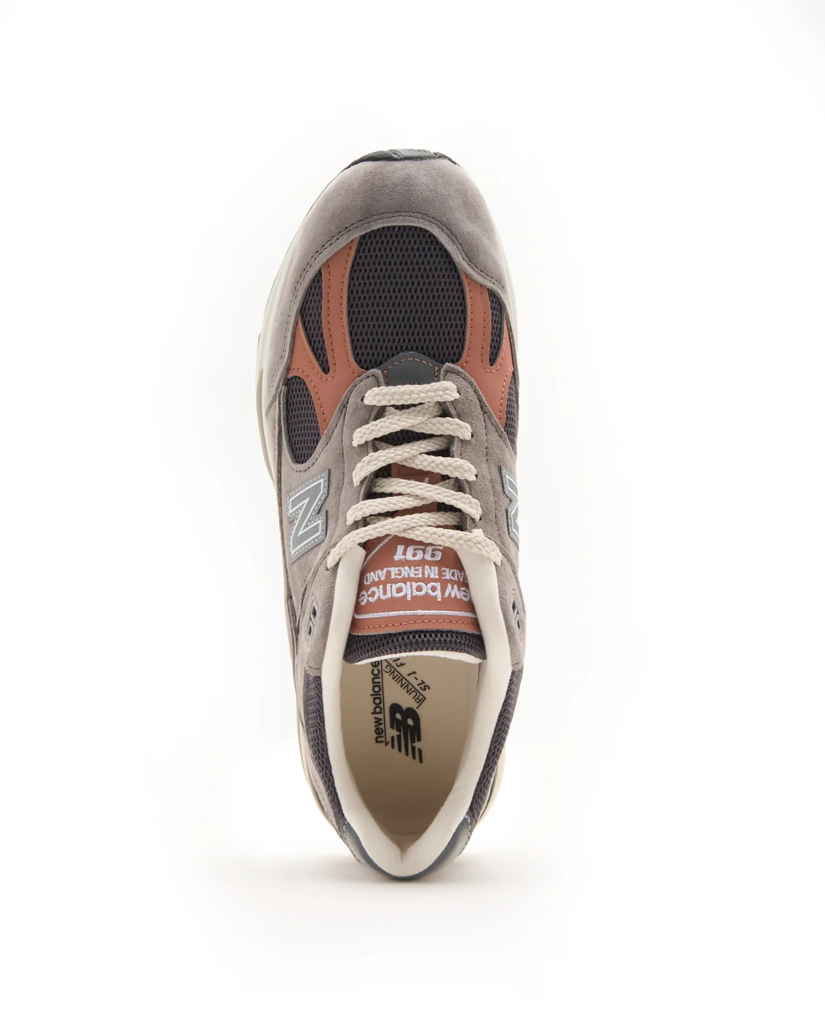 Made In Uk 991V2 Elephant Skin Sneakers - Image 4