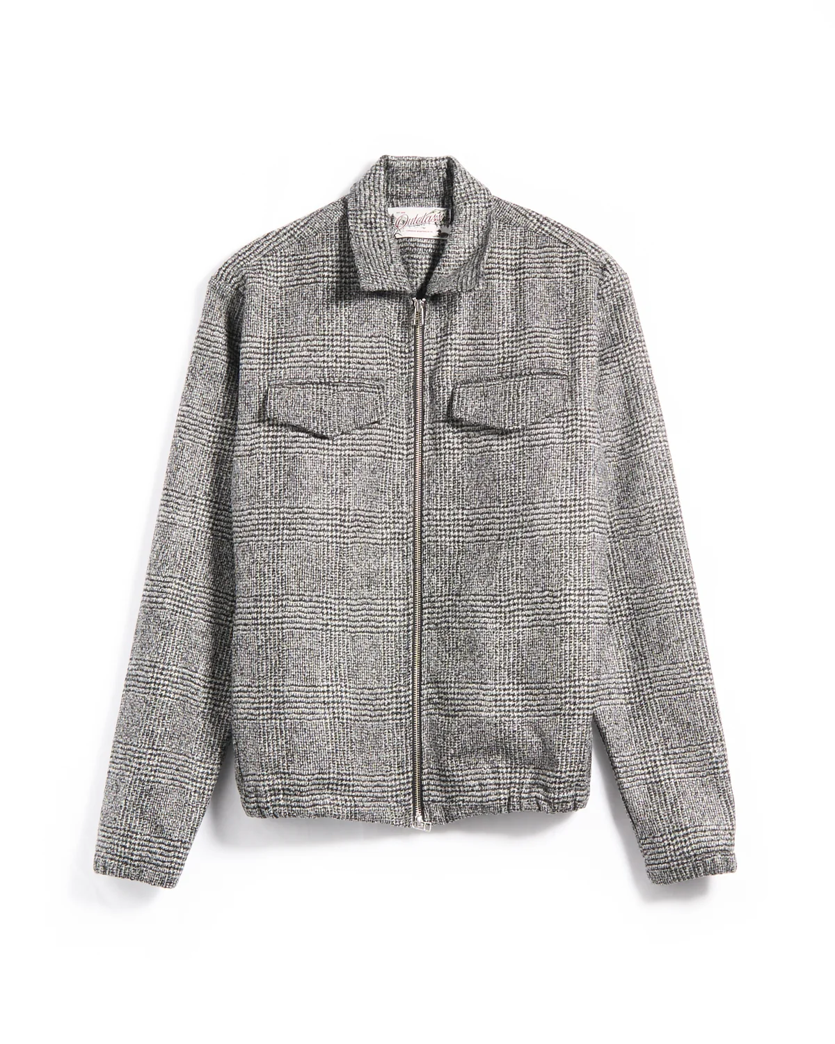 Black/White Bouclé Coach Jacket