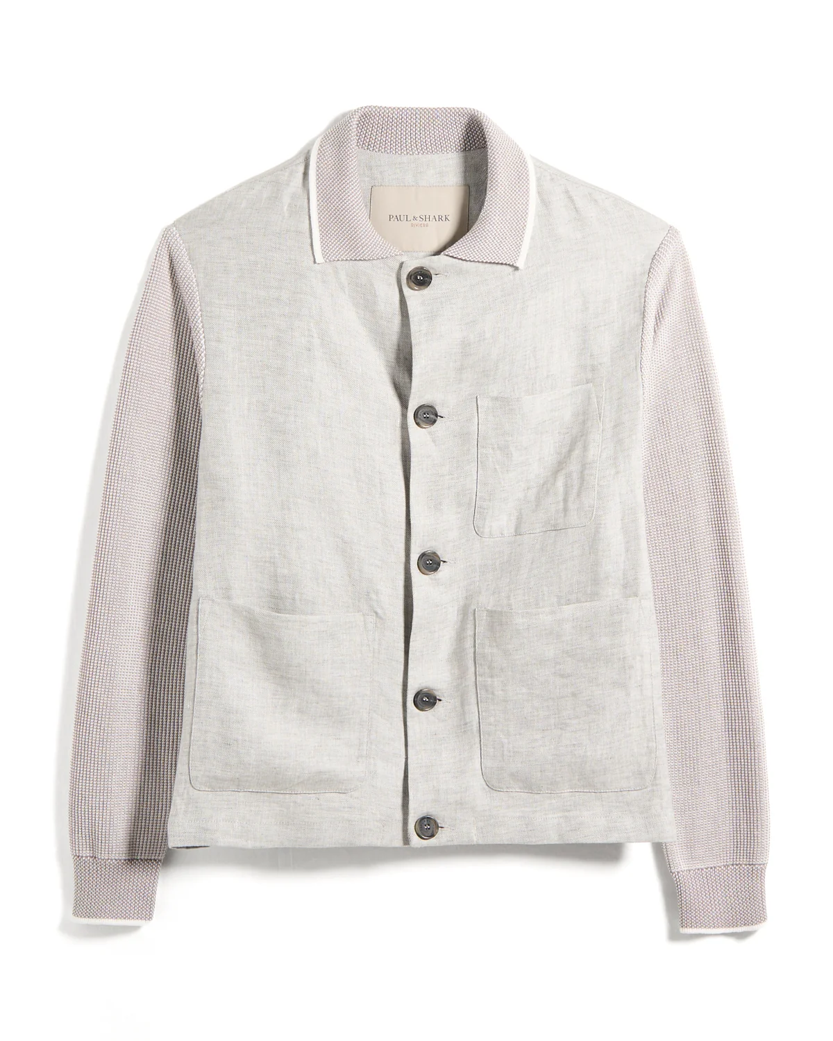 Riviera Piuma Cotton Knit Hybrid Sweater Jacket