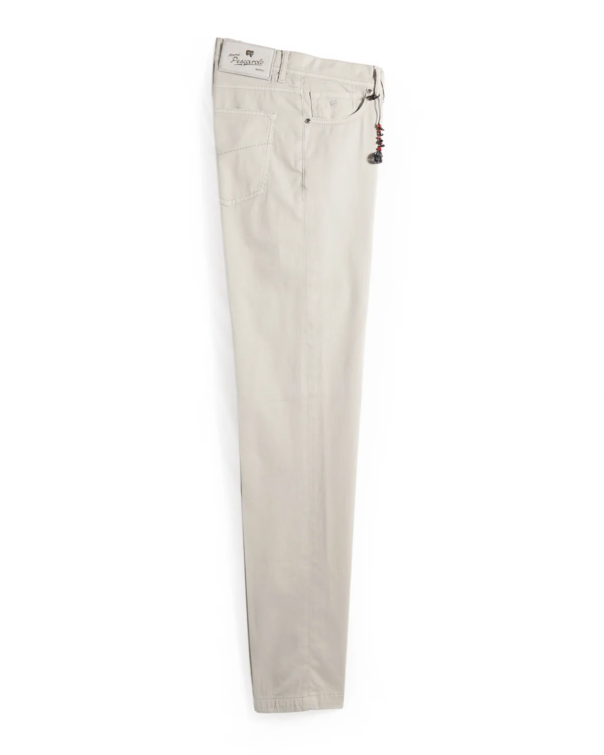 'Nerano' Cotton & Silk 5 Pocket Pants - Image 3