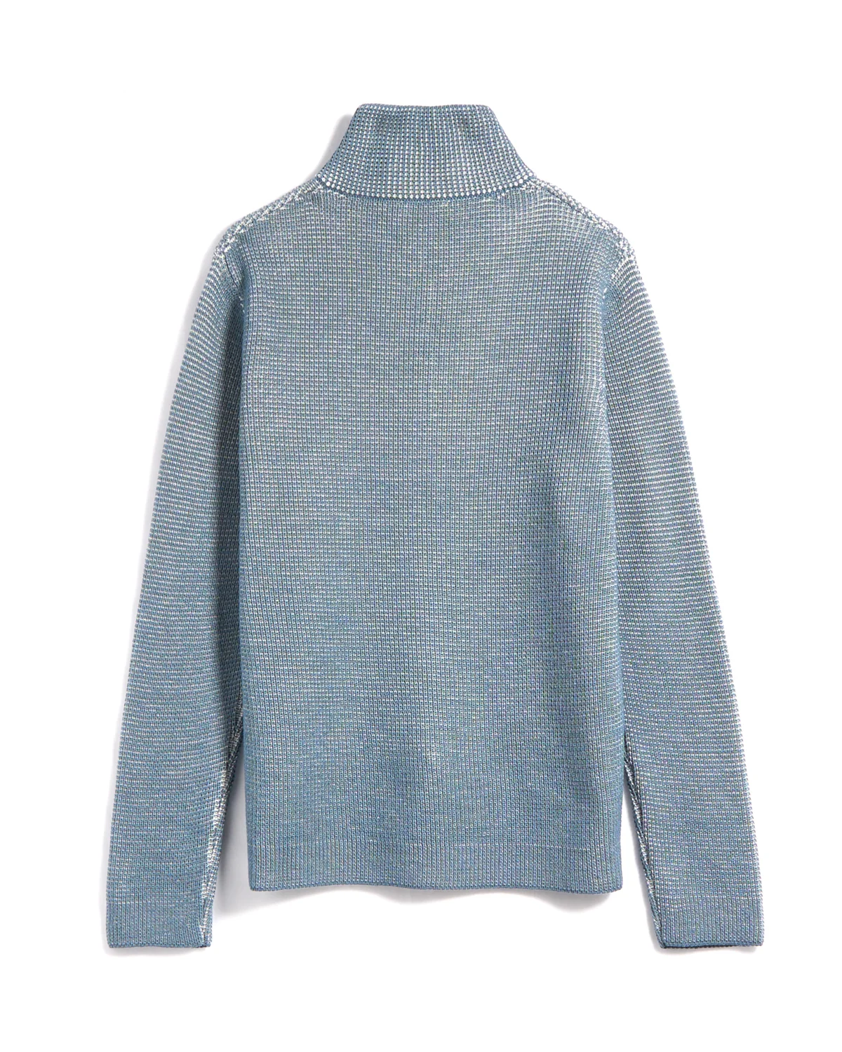 Double Royal Stitch 1/4 Zip Sweater - Image 3