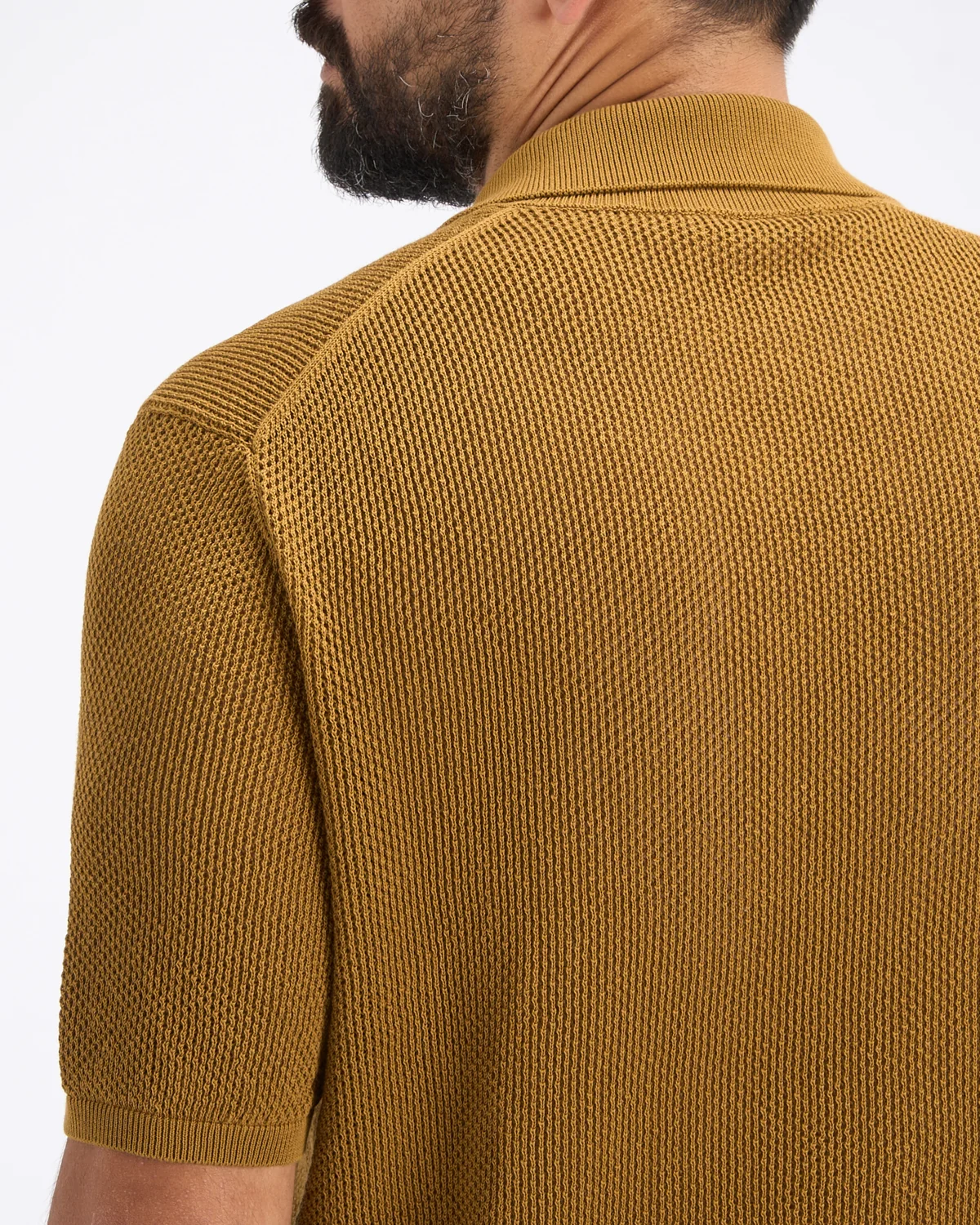 Milano Collar 3D Knit Polo - Image 6