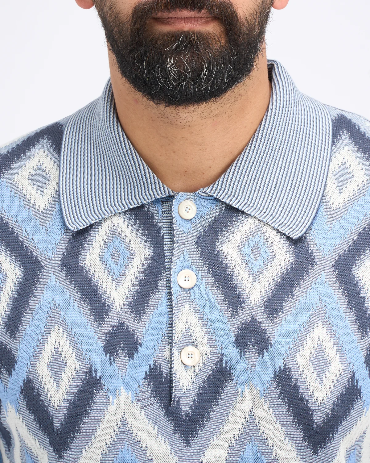 Argyle Pattern Polo - Image 4