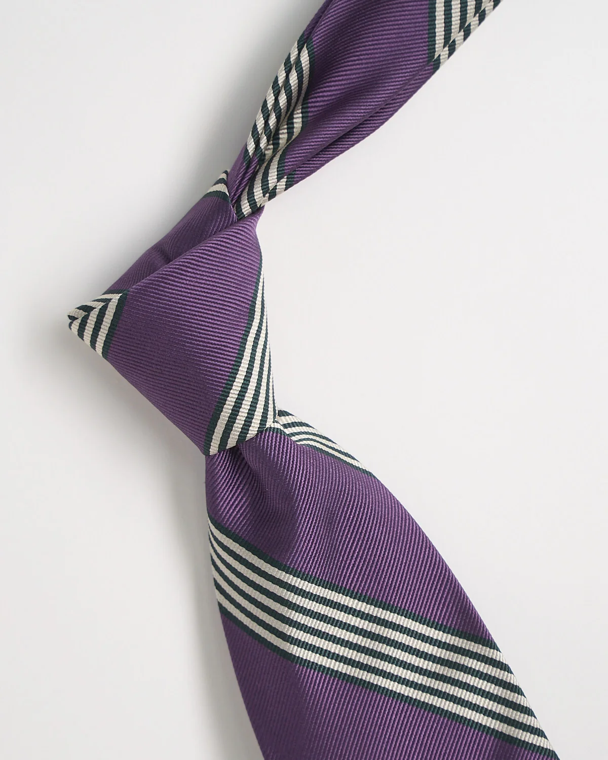 Silk Stripe Tie - Image 2