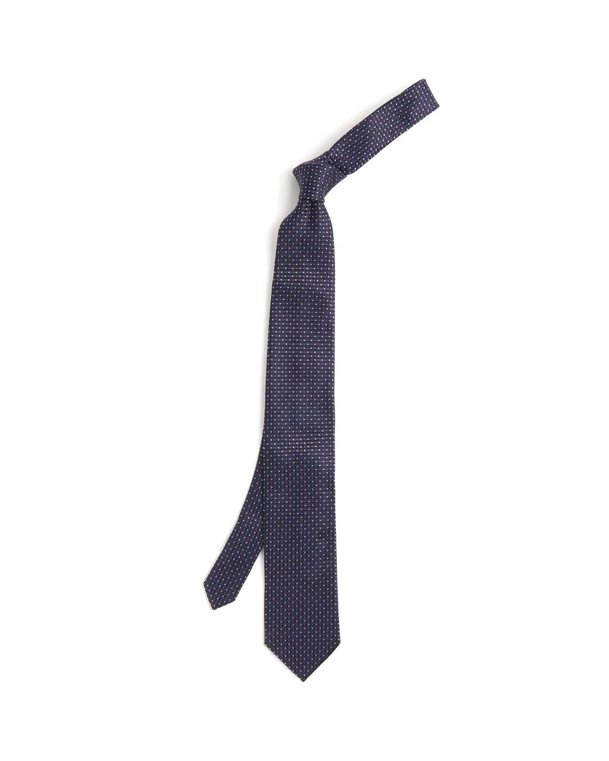 Semi Solid Woven Silk Tie - Image 2