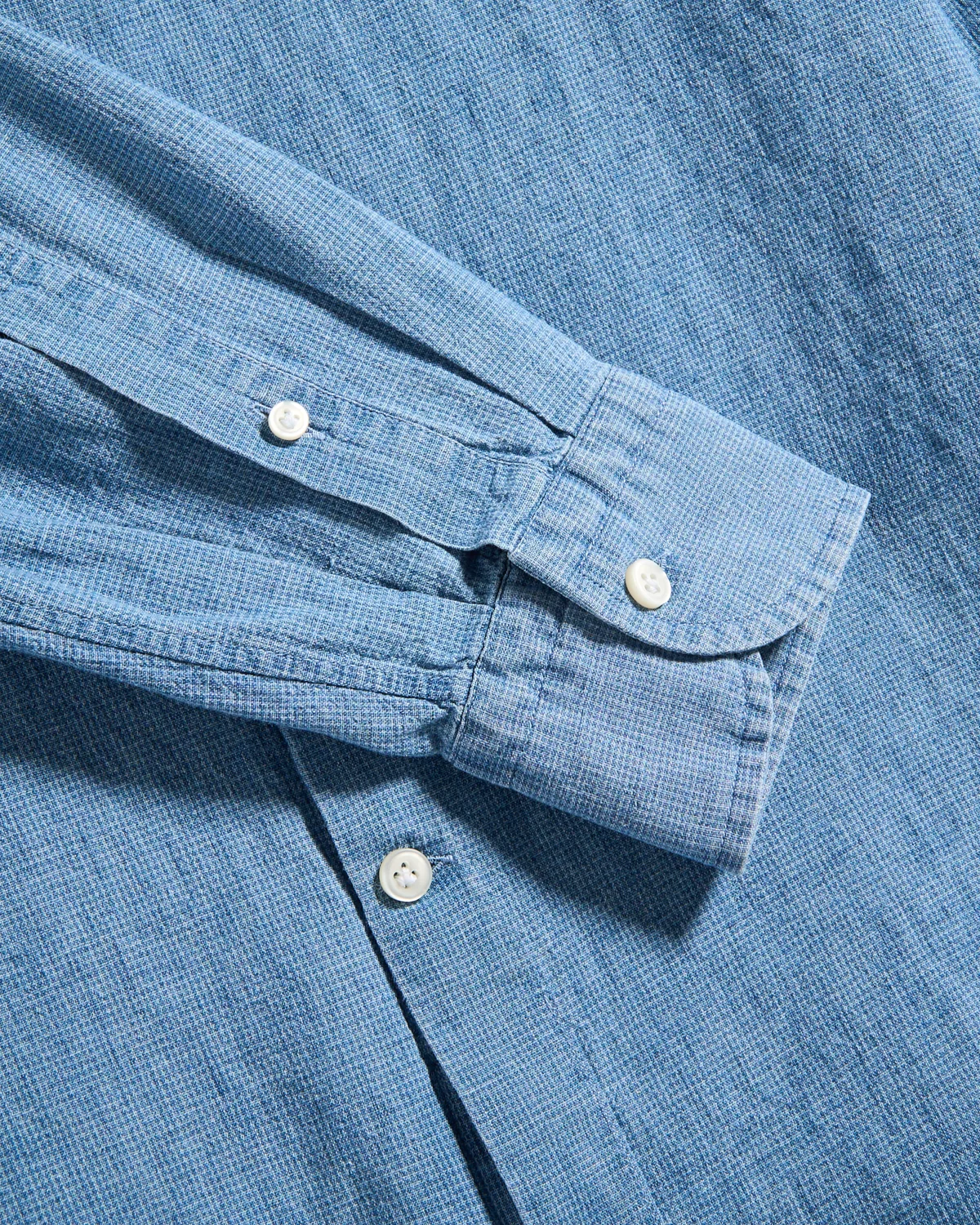 Cotton Linen Denim Wash Shirt - Image 4