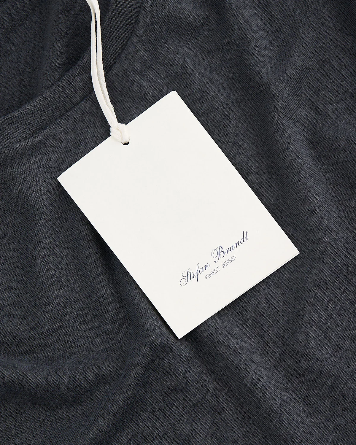 Enno Grey Heathered Linen T-Shirt - Image 4