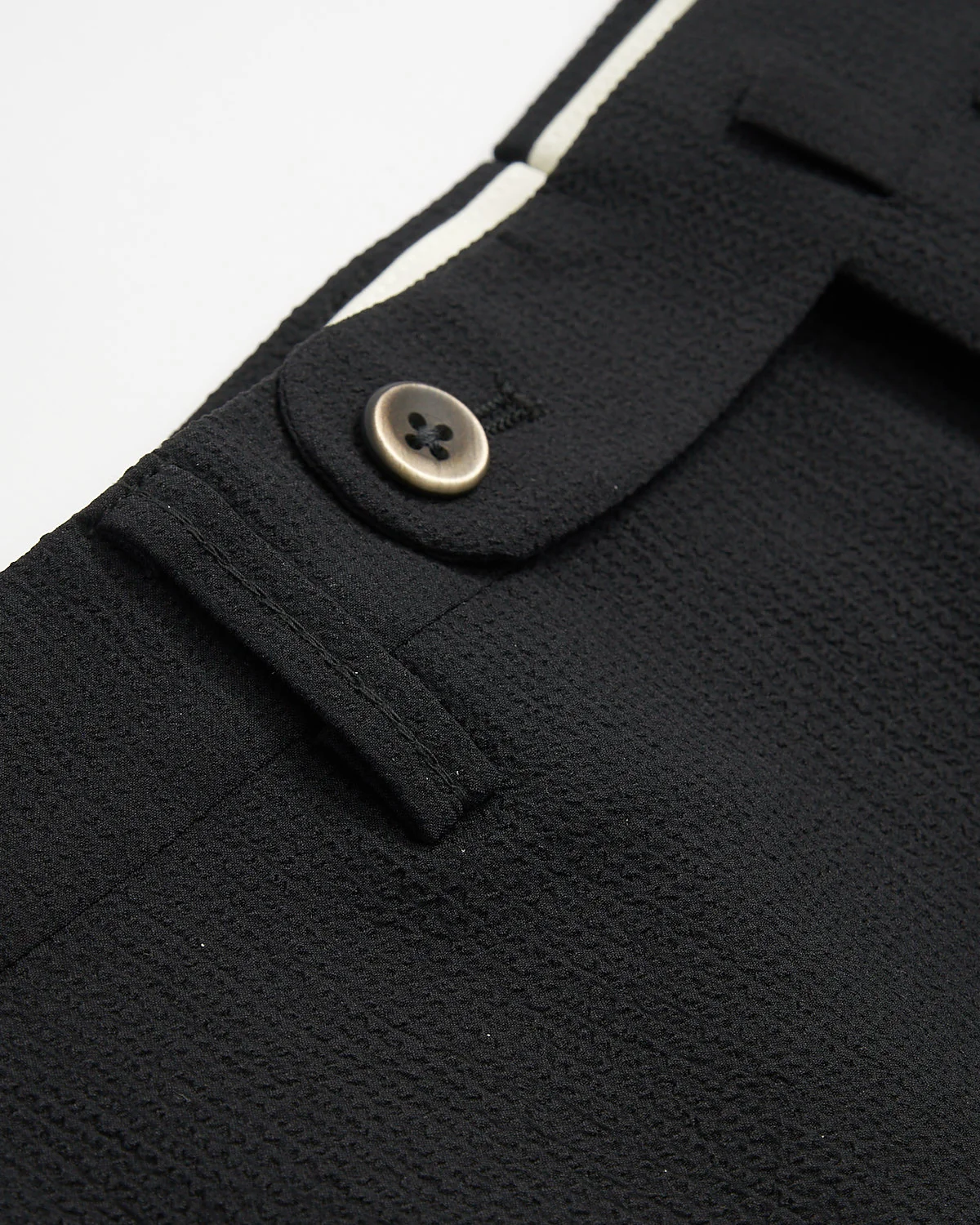 Techno Seersucker Pants / Black - Image 5